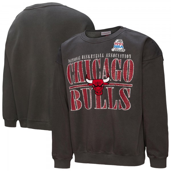 Кофта Chicago Bulls Mitchell & Ness Black NBA Downtown Collection Fleece