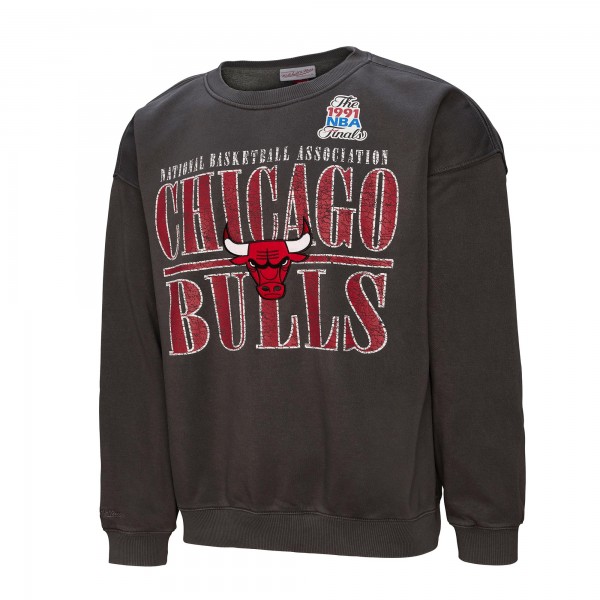 Кофта Chicago Bulls Mitchell & Ness Black NBA Downtown Collection Fleece