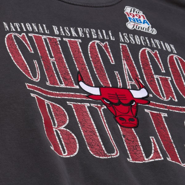 Кофта Chicago Bulls Mitchell & Ness Black NBA Downtown Collection Fleece