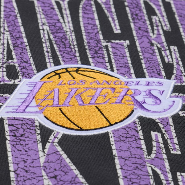 Кофта Los Angeles Lakers Mitchell & Ness Black NBA Downtown Collection Fleece