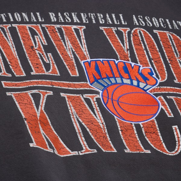 New York Knicks Mitchell & Ness Black NBA Downtown Collection Fleece Sweatshirt