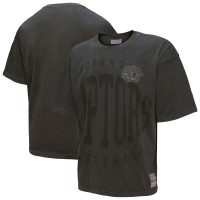 Toronto Raptors Mitchell & Ness Black Downtown Collection Premium T-Shirt