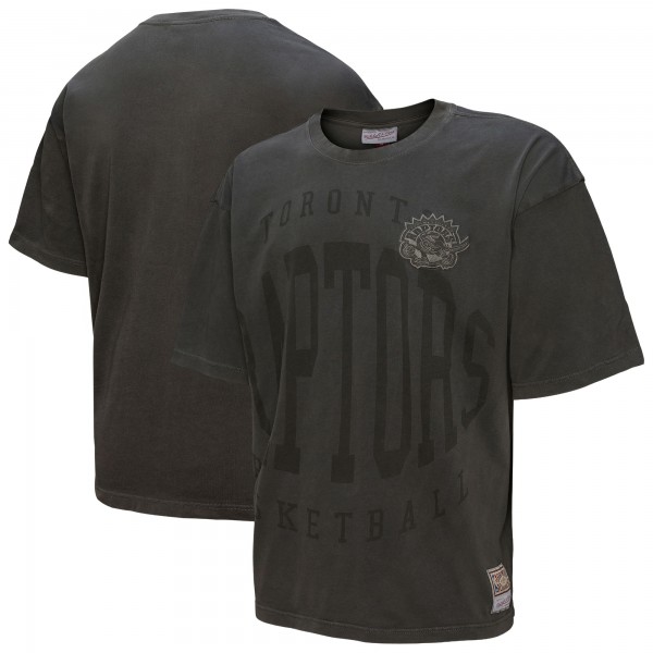 Toronto Raptors Mitchell & Ness Black Downtown Collection Premium T-Shirt