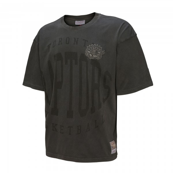 Toronto Raptors Mitchell & Ness Black Downtown Collection Premium T-Shirt