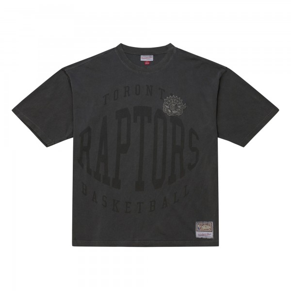 Toronto Raptors Mitchell & Ness Black Downtown Collection Premium T-Shirt