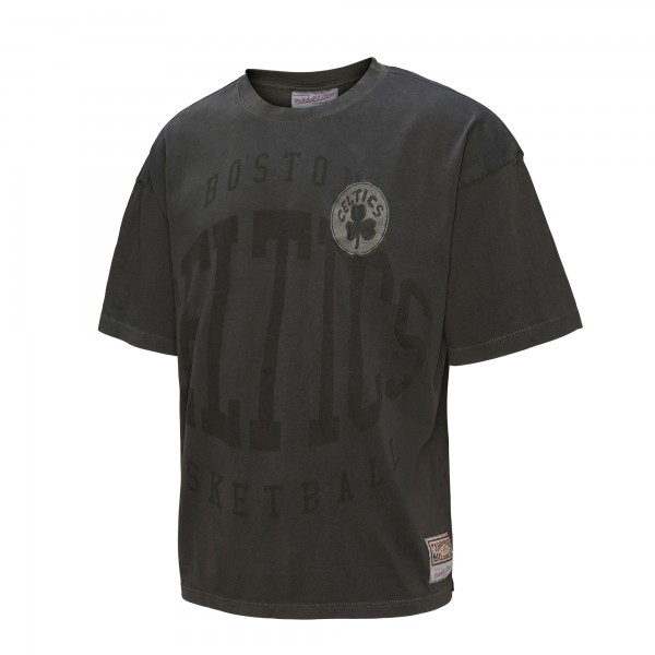 Boston Celtics Mitchell & Ness Black Downtown Collection Premium T-Shirt