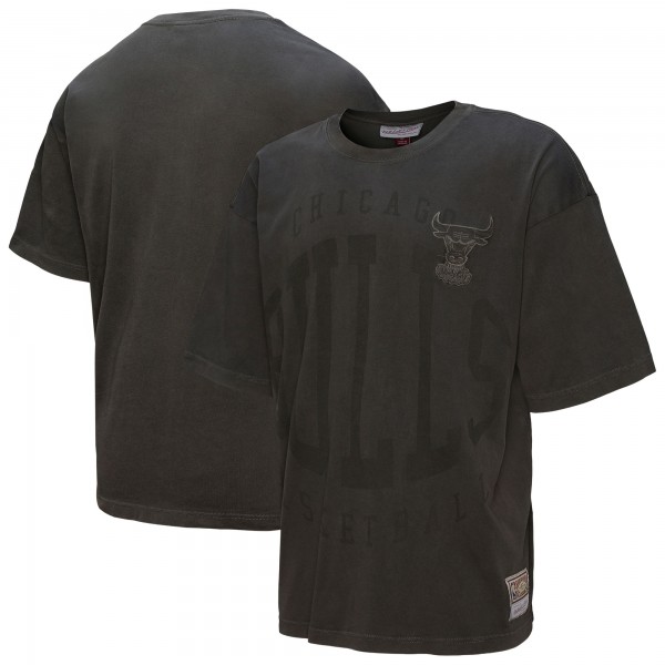 Футболка Chicago Bulls Mitchell & Ness Black Downtown Collection Premium