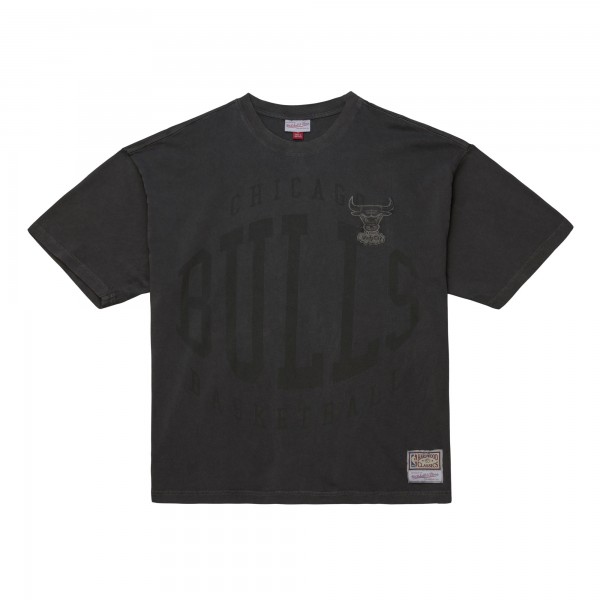 Футболка Chicago Bulls Mitchell & Ness Black Downtown Collection Premium