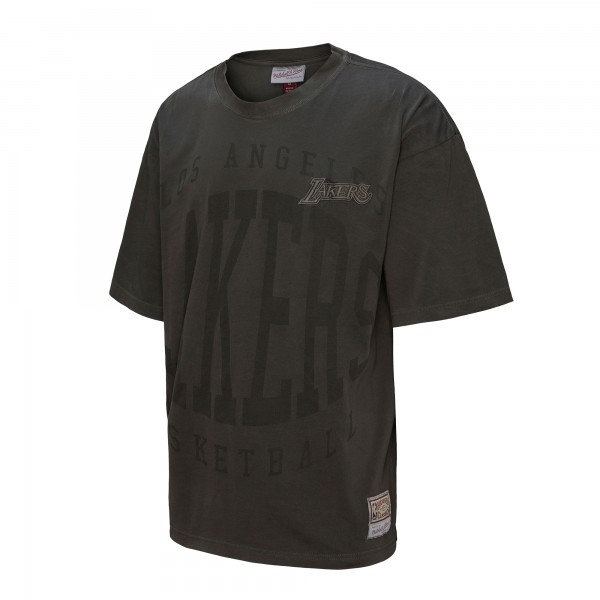 Футболка Los Angeles Lakers Mitchell & Ness Black Downtown Collection Premium