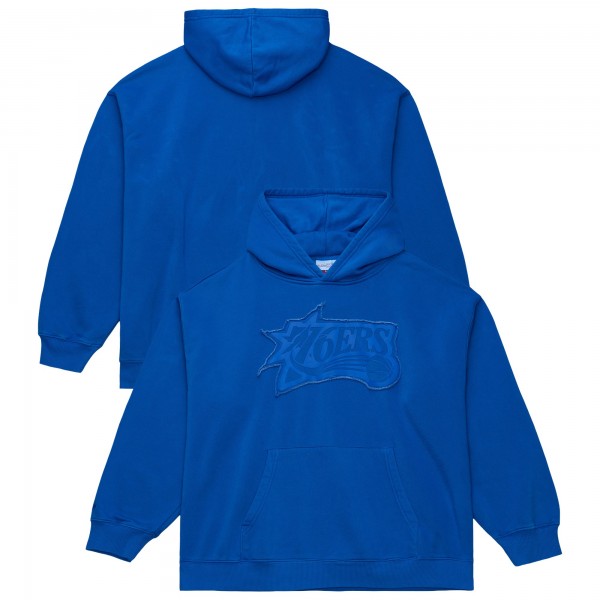Philadelphia 76ers Mitchell & Ness Royal Downtown Collection Fleece Hoodie