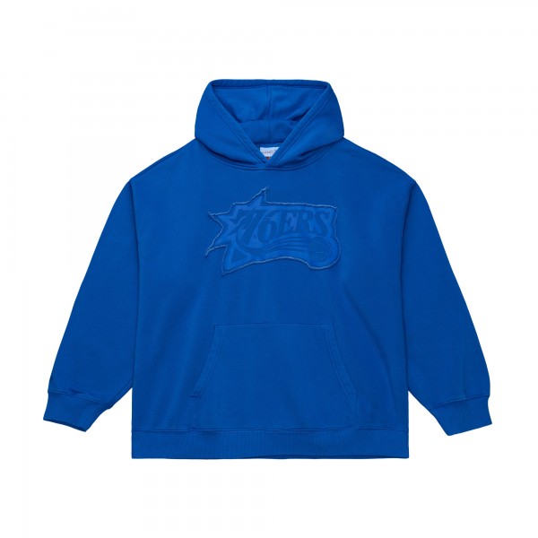 Philadelphia 76ers Mitchell & Ness Royal Downtown Collection Fleece Hoodie