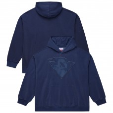 Golden State Warriors Mitchell & Ness Navy Downtown Collection Fleece Hoodie