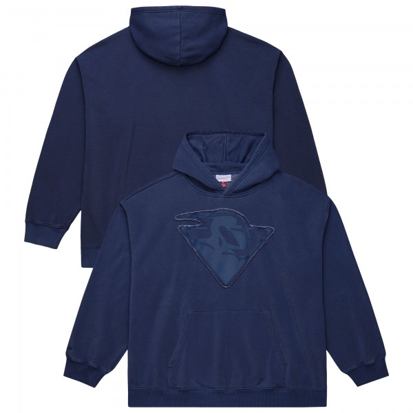 Golden State Warriors Mitchell & Ness Navy Downtown Collection Fleece Hoodie