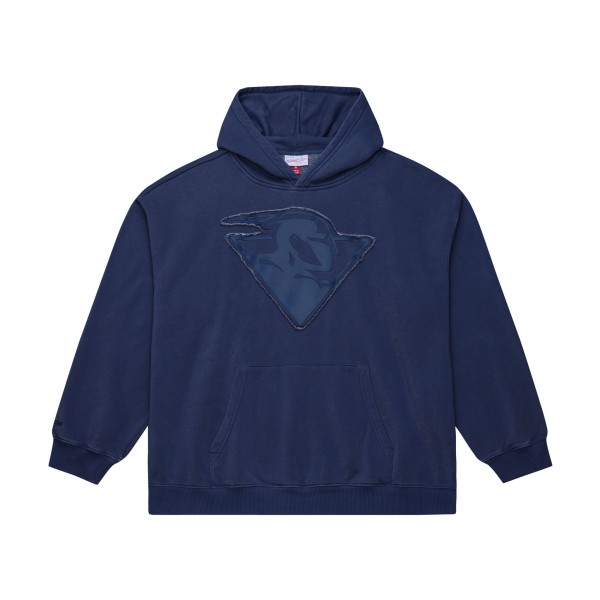 Golden State Warriors Mitchell & Ness Navy Downtown Collection Fleece Hoodie