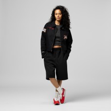 Женская Philadelphia 76ers Mitchell & Ness Black Full-Zip Mechanic Jacket