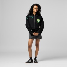 Женская Boston Celtics Mitchell & Ness Black Full-Zip Mechanic Jacket