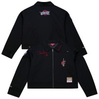 Женская Cleveland Cavaliers Mitchell & Ness Black Full-Zip Mechanic Jacket