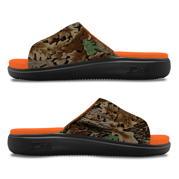 Unisex San Antonio Spurs ISlide RealTree Advantage Camo Motive Slide Sandals