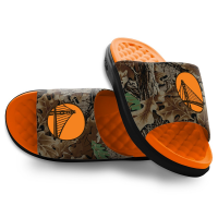 Unisex Golden State Warriors ISlide RealTree Advantage Camo Motive Slide Sandals
