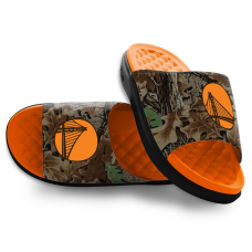 Unisex Golden State Warriors ISlide RealTree Advantage Camo Motive Slide Sandals