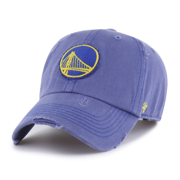Бейсболка Golden State Warriors 47 Royal Weathered Clean Up