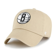 Бейсболка Brooklyn Nets 47 Khaki Logo Clean Up
