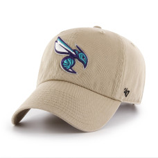 Бейсболка Charlotte Hornets 47 Khaki Logo Clean Up