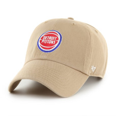 Бейсболка Detroit Pistons 47 Khaki Logo Clean Up