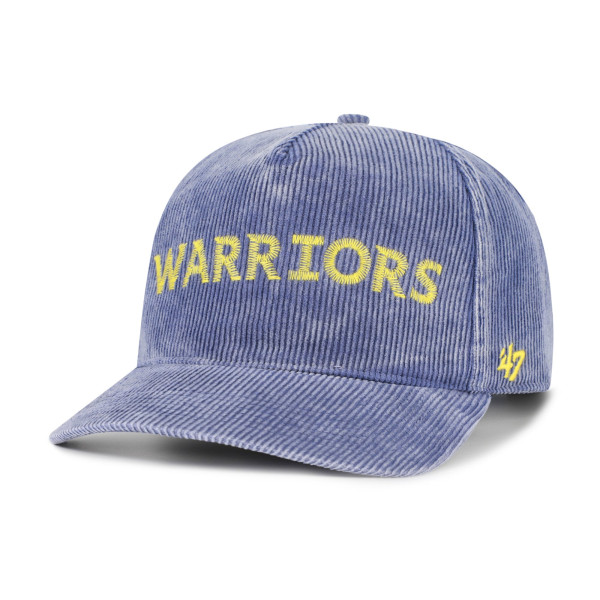 Бейсболка Golden State Warriors 47 Blue Reclaim Snow Wash Corduroy Adjustable Hitch