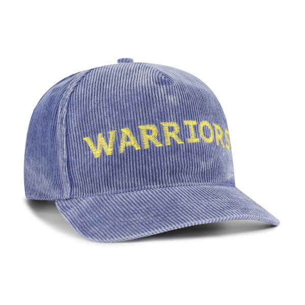 Бейсболка Golden State Warriors 47 Blue Reclaim Snow Wash Corduroy Adjustable Hitch