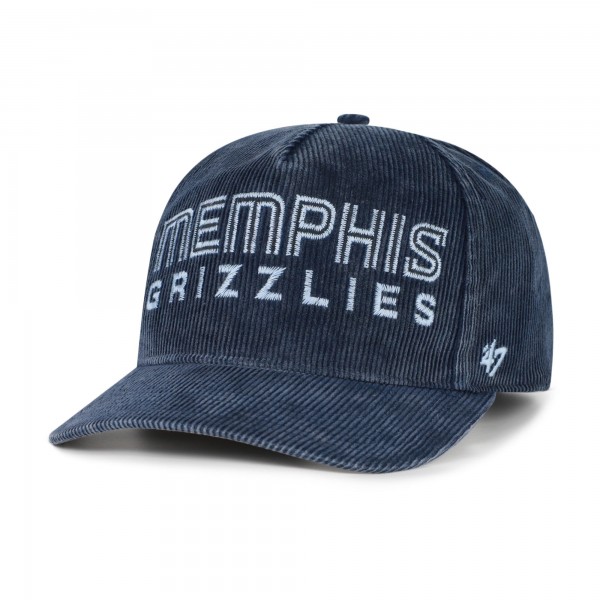Memphis Grizzlies 47 Navy Reclaim Snow Wash Corduroy Adjustable Hitch Hat