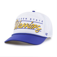Бейсболка Golden State Warriors 47 White brrr° Condor Two-Tone Hitch Rope