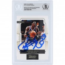 Patrick Ewing New York Knicks Autographed 2009-10 Panini Classics #117 #/999 Beckett Fanatics Witnessed Authenticated Card