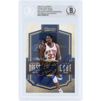 Patrick Ewing New York Knicks Autographed 2009-10 Panini Classic Dress Code Gold #23 #/100 Beckett Fanatics Witnessed Authenticated Card