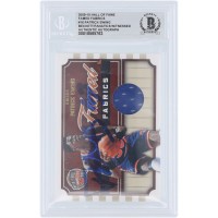 Patrick Ewing New York Knicks Autographed 2009-10 Panini Hall Of Fame Famed Fabric Jersey Relic #16 #/599 Beckett Fanatics Witnessed Authenticated Card