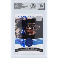 Patrick Ewing New York Knicks Autographed 2010-11 Panini Donruss Masters Materials Jersey Relic #7 #/299 Beckett Fanatics Witnessed Authenticated 10 Card
