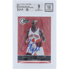 Карточка Chauncey Billups New York Knicks Autographed 2010-11 Panini Totally Certified Totally Red #66 #/499 Beckett Fanatics Witnessed Authenticated 9/10