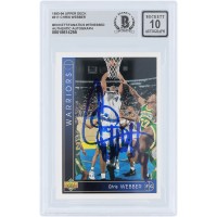 Chris Webber Golden State Warriors Autographed 1993-94 Upper Deck #311 Beckett Fanatics Witnessed Authenticated 10 Rookie Card