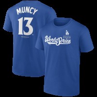 Los Angeles Dodgers Max Muncy Royal 2025 World Series Name & Number T-Shirt