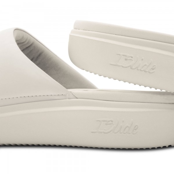 Unisex Los Angeles Dodgers ISlide Cream 2025 National League Champions Collage Motive Slide Sandals