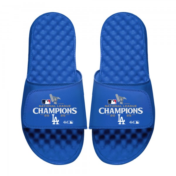 Unisex Los Angeles Dodgers ISlide Royal 2025 National League Champions Slide Sandals