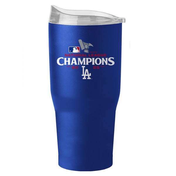 Los Angeles Dodgers Logo Brands 2025 National League Champions 30oz. Powder Coat Tumbler