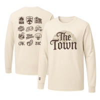 Unisex Golden State Warriors Oaklandish Bone 2025/26 City Edition Pirate Letter Long Sleeve T-Shirt