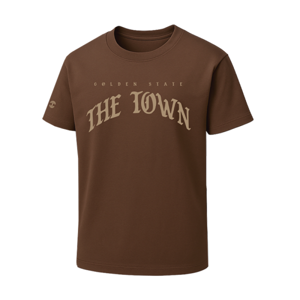 Футболка Unisex Golden State Warriors Oaklandish Brown 2025/26 City Edition Pirate Letter