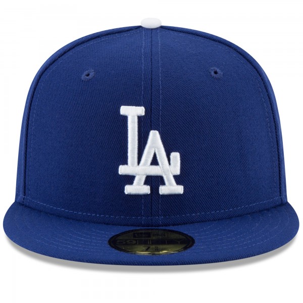 Бейсболка Los Angeles Dodgers New Era Royal 2025 World Series Side Patch 59FIFTY