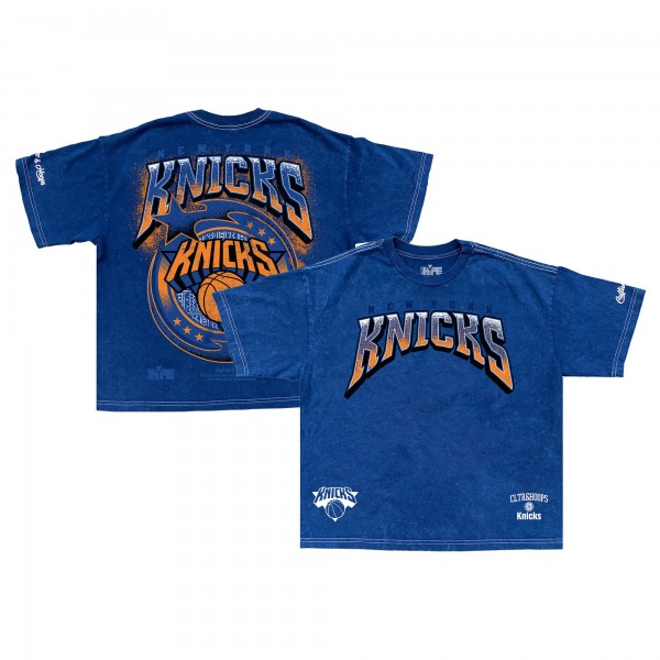 New York Knicks Blue Drip & Dime Collection Premium T-Shirt