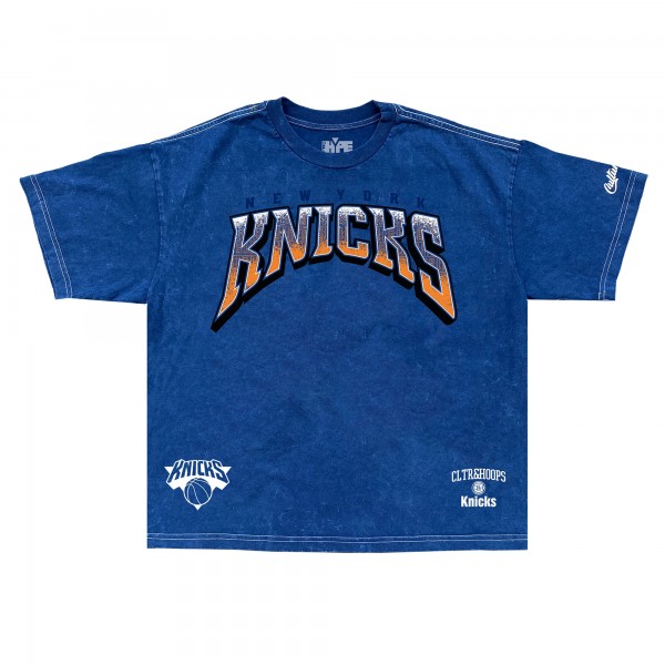 New York Knicks Blue Drip & Dime Collection Premium T-Shirt