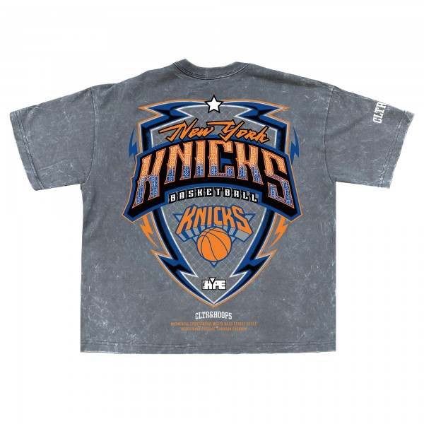 New York Knicks Gray Banner Era Collection Premium T-Shirt
