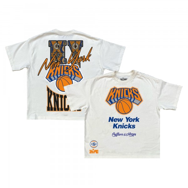 New York Knicks Cream Team City Collection Premium T-Shirt