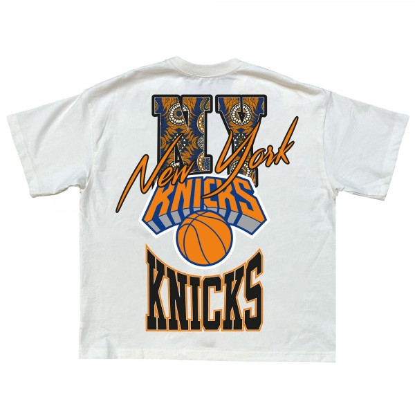 New York Knicks Cream Team City Collection Premium T-Shirt